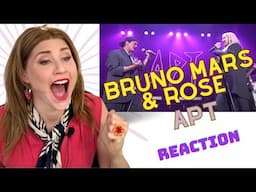 Stage Presence coach reacts BRUNO MARS & ROSE "APT"