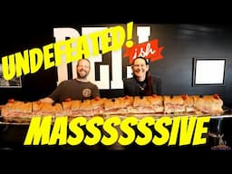 HUGE A** DELI SANDWICH CHALLENGE 6+ FEET ~ Dan Kennedy eats ~ MOLLY SCHUYLER EATS