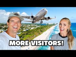 ✈️ THEY'RE HERE!! 🥳 FLYING ACROSS THE COUNTRY VISITING FLORIDA FOR THE FIRST TIME + CRAZY STORY! 🎉