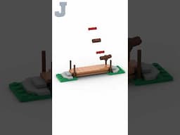 LEGO Wooden Footbridge Speed Build #letsbuildlego