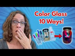 10 Brilliant Ways to Color Glass | Easy DIYs That Look Expensive!