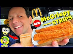 McDonald's® McCrispy™ Strips Review 🍔🐔 Worth The Hype?! 🤔 Peep THIS Out! 🕵️‍♂️