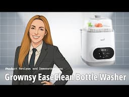 Grownsy EaseClean Bottle Washer | Baby Registry Must-haves | Bottle Sterilizer