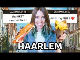 A *DELICIOUS* FOOD TOUR IN HAARLEM, THE NETHERLANDS 🍪 🇳🇱