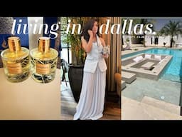 LIVING IN DALLAS | New Pool, Going Out More & GRWM for Launch Party