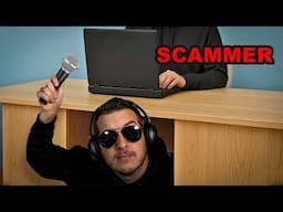 Hidden Microphone in Scam Call Center