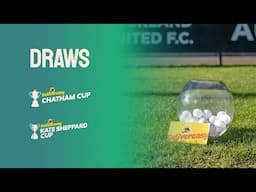 Delivereasy Kate Sheppard Cup and Delivereasy Chatham Cup Draws