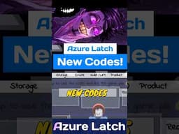 New Azure Latch Codes - All working  Codes For Azure Latch Roblox 2025 Lorenzo/Shidou Update Codes!
