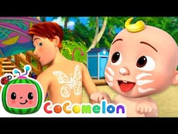 Sunscreen Safety at the Beach!🏖️ | Cocomelon | Kids Cartoons & Nursery Rhymes | Moonbug Kids