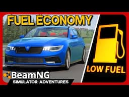 BeamNG Fuel Economy Challenge - BEST Luxury Sedan Mods!