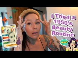 I Followed a 1950's Nighttime Routine! Here's How It Went...