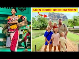 PITTIGE KLIM naar LION ROCK ⛰️& Sri Lanka DANSSHOW met VUUR! 🔥| Bellinga Vlog #3374