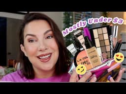 TRYING ON My $30 L.A. Colors Haul from Walmart... deep dive into this brand.