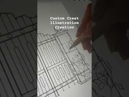 Throwback to drawing Southern-Inspired custom gate for a clients logo emblem. #custombranding