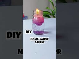Candle Me Pani Kaise Chala Gaya?? #diy #magic #candle #craft