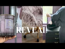 TURN A SMALL ROOM INTO A LUXURY WORKSPACE | DIY SMALL HOME OFFICE MAKEOVER