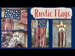 Americana Decor DIY ~ Patriotic Rag Flag DIY