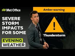 13/06/2025 - Heavy rain for some, dry for others - Evening Weather Forecast UK – Met Office Weather