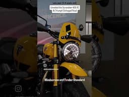 Unveiled the Triumph Scrambler 400XC at Sinhagad Road Triumph Pune | #shorts #triumph #dnavlogs