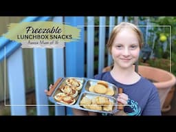 Freezable SCHOOL LUNCHBOX SNACKS - Pizza Bites/Custard Cookies/Sausage Rolls