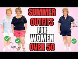 Look SLIMMER Instantly! 10 Summer Outfits for Women Over 50 👗🔥