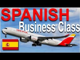 Flying IBERIA BUSINESS Class from MADRID to QUITO!