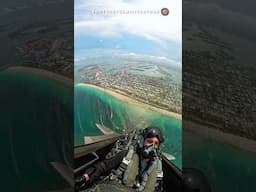 F-22 Raptor Tail Slide with Flares | Miami Air Show 2025 #shorts #f22 #f22raptor