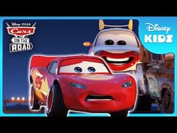 Lightning McQueen 🏎️⚡ is Scared of Clown Cars 🚗🤡 | Cars on the Road | @disneykids