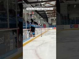 How to catch a beer league pass #hockey #pavelbarber