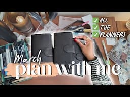 March Plan With Me | Sterling Ink Common Planner + Daily Planner
