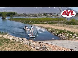 Paddle boarding & Kayaking Fun at Provo River Delta Park | AYL TV Water Adventures!