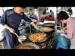 시골이지만 전국에서 찾아오는 맛집? 5천원 선지국밥 무한리필, 줄서서먹는 모란시장 돼지부속, 등갈비구이 korean street food Best 4