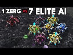 1 Zerg vs 7 ELITE A.I. [Extreme Quality]