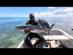 Spearfishing For Spanish Mackerel To Sell In Yasawa💰🇫🇯