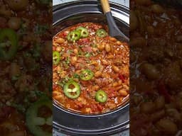 CROCKPOT CHILI That Cooks While You Chill