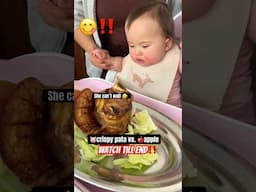 It’s dinner time 😋 | 🐷crispy pata vs 🍎apple  🤣‼️ #shorts