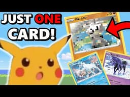 These 3 Pokémon Have Just ONE TCG Card! The Most NEGLECTED & LOVED Trading Card Pokémon (With Data!)