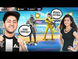 Pro Girl Call Me Noob😡आजा 1 vs 2 में !! 🔥 घमंडी लड़की She Kicked Me - Garena Free Fire