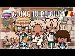 Going On A ROAD-TRIP To BELGIUM w/ Our Camper Van🇧🇪 | *with voice* | Toca Boca Family Roleplay
