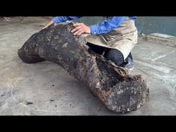 Don't Believe If You Don't See: Creative Carpenter Turns Burnt Log Into Thousand Dollar Table
