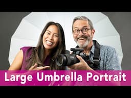 Portrait Tutorial - Tips on How To Use a Large Umbrella