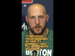 Crochet: 'A special feeling' to get standing ovation from Fenway Faithful in the 9th inning