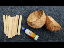 Coconut shell reuse craft idea in tamil/craft tamil