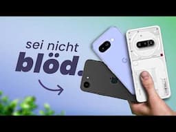 iPhone 16e vs. Pixel 9a vs. Nothing 3a! Teuer = besser?
