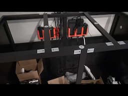 Waterbox Infinia Frag 125.4 | Starting some setup (leak test, controller board, lighting, tank in)