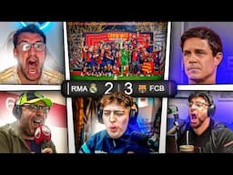 LAS MEJORES REACCIONES AL BARCELONA 3-2 REAL MADRID😯🔥 DAVOO , GERARD ROMERO, EL CHIRINGUITO,LA COBRA