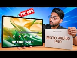 Moto Pad 60 Pro 🚀 | 3K 144Hz Display + Moto Pen Pro 🖊️ | Google TV 🤯 | Best Tab under 30000 ? 🤔