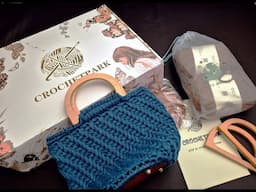 Crochet these beautiful bags purses in kit form. Hand made by you stunning results Crochetpark.com
