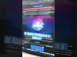Is Apple Intelligence a failure? Should they apologize? #AppleIntelligence  #apple #ai #iphone #siri