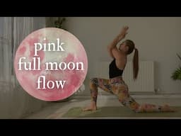 Pink Full Moon 🌕  Bind & Balance Yoga Flow 🌸